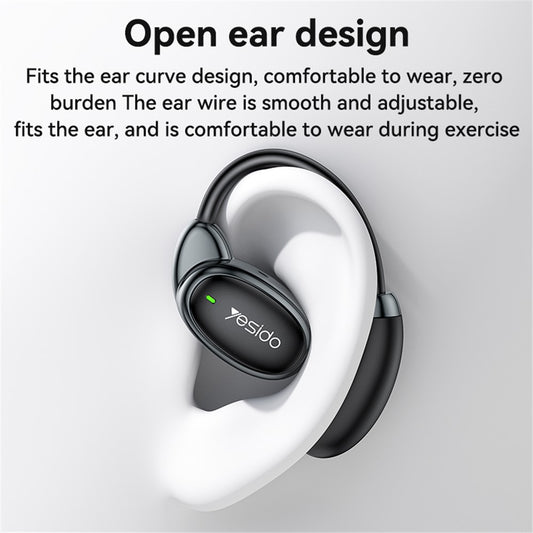 Auricolare Bluetooth Yesido YSP19 WH, TWS, Bianco