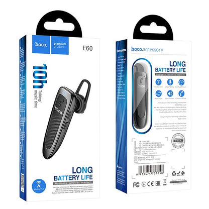 Handsfree Bluetooth HOCO E60 Brightness, A2DP, Nero