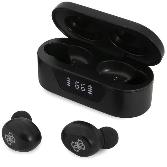 Auricolari Bluetooth Guess Classic Logo, TWS, Nero