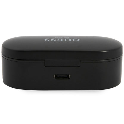 Auricolari Bluetooth Guess Classic Logo, TWS, Nero