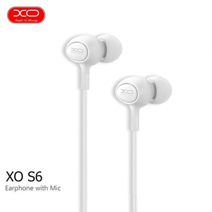 Auricolare 3.5mm XO Design S-6 Candy, Bianco