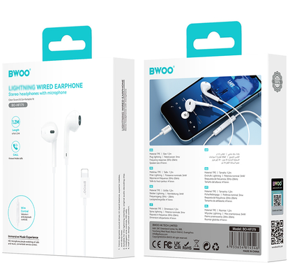Auricolare Lightning BWOO BO-HF179, Bianco
