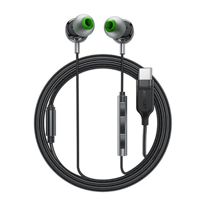 Handsfree USB-C Acefast L5, Nero
