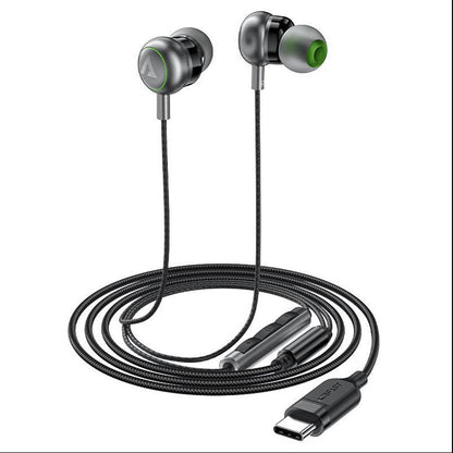 Handsfree USB-C Acefast L5, Nero
