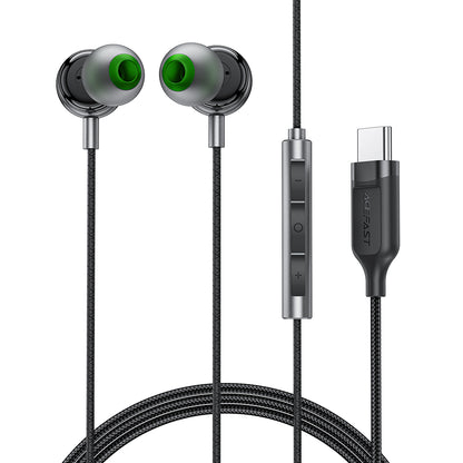 Handsfree USB-C Acefast L5, Nero