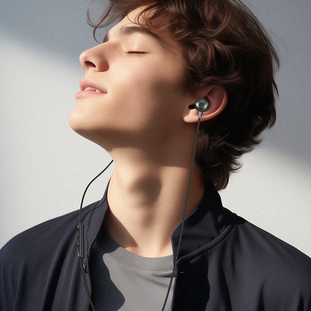 Handsfree USB-C Acefast L5, Nero