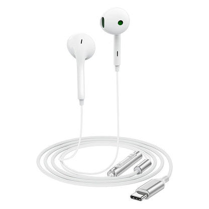 Handsfree USB-C Acefast L7, Bianco