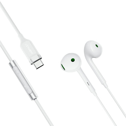 Handsfree USB-C Acefast L7, Bianco