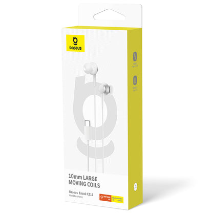 Handsfree USB-C Baseus Encok CZ11, Bianco, Ricondizionato A00164300213-Z1