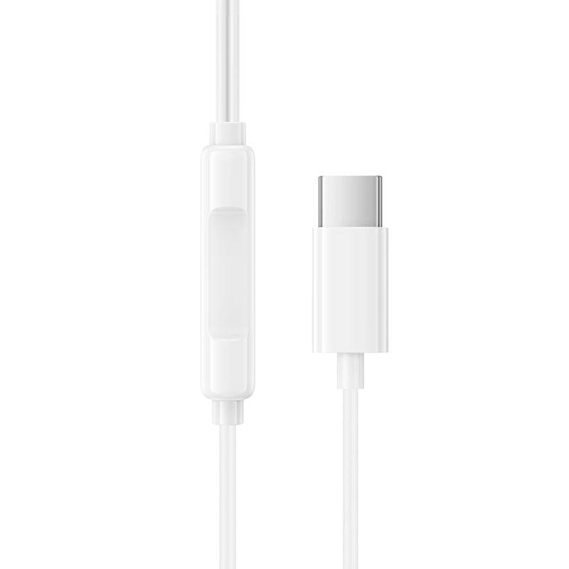 Auricolare USB-C Borofone BM100 Fuente, Bianco