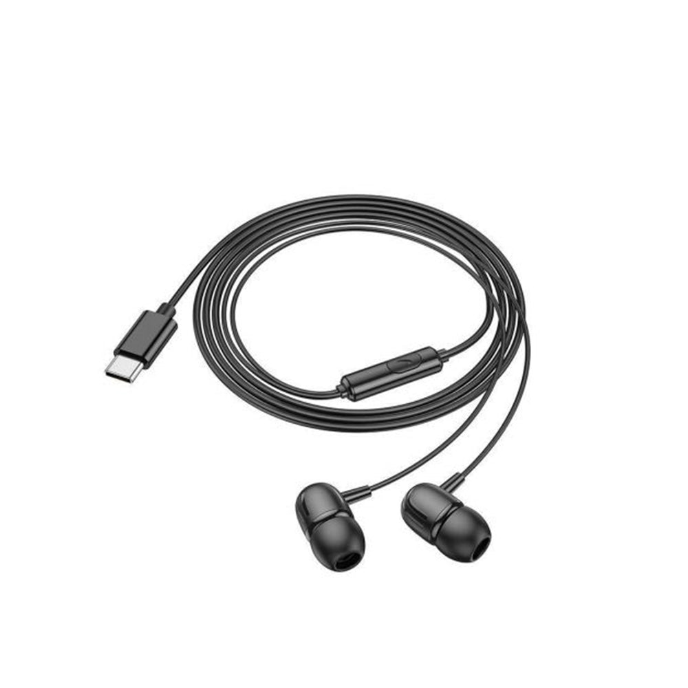 Auricolare USB-C Borofone BM77 Delicious, Nero