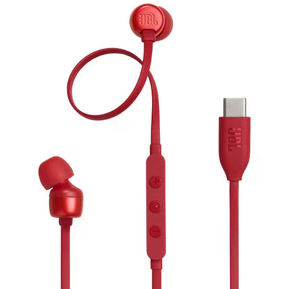 Handsfree USB-C JBL Tune 310C, Rosso JBLT310CRED