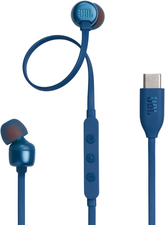 Auricolari USB-C JBL Tune 310C, Blu JBLT310CBLU