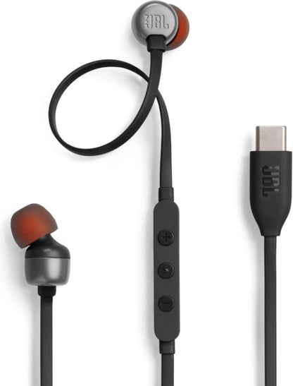 Auricolari USB-C JBL Tune 310C, Nero JBLT310CBLK