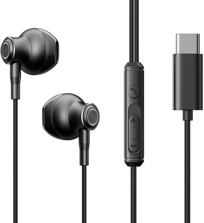 Auricolare USB-C Joyroom JR-EC07, Nero