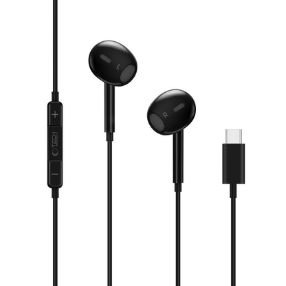 Handsfree USB-C Tech-Protect Ultraboost Core G2, Nero