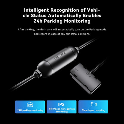 Hardwire OBD DDPAI DC001 per Camera E3 / Mini5 / N1 Dual / N3 / N3 Pro / N5 Dual / Z40 / Z50