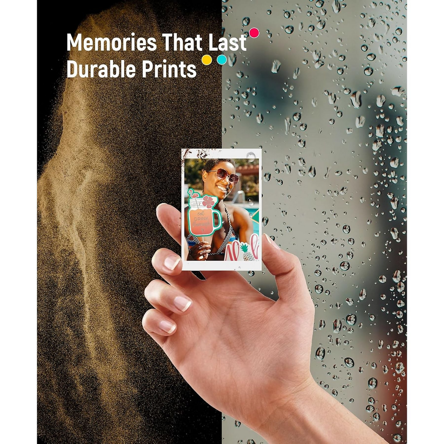 Carta Fotografica Liene per Stampante Pearl 2x3, Set da 50 pezzi