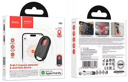 HOCO SmartTag E95 3in1 per serie iOS, Nero