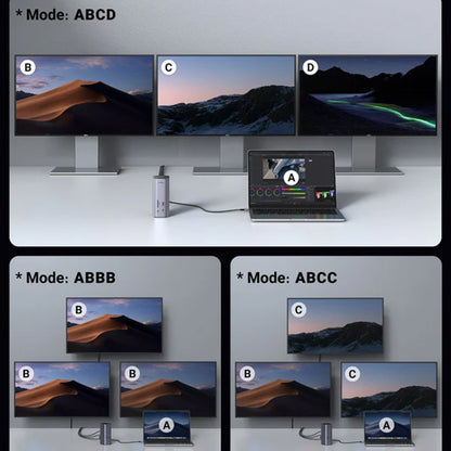 Hub Multifunzionale UGREEN Pro CM555, 13in1, Grigio