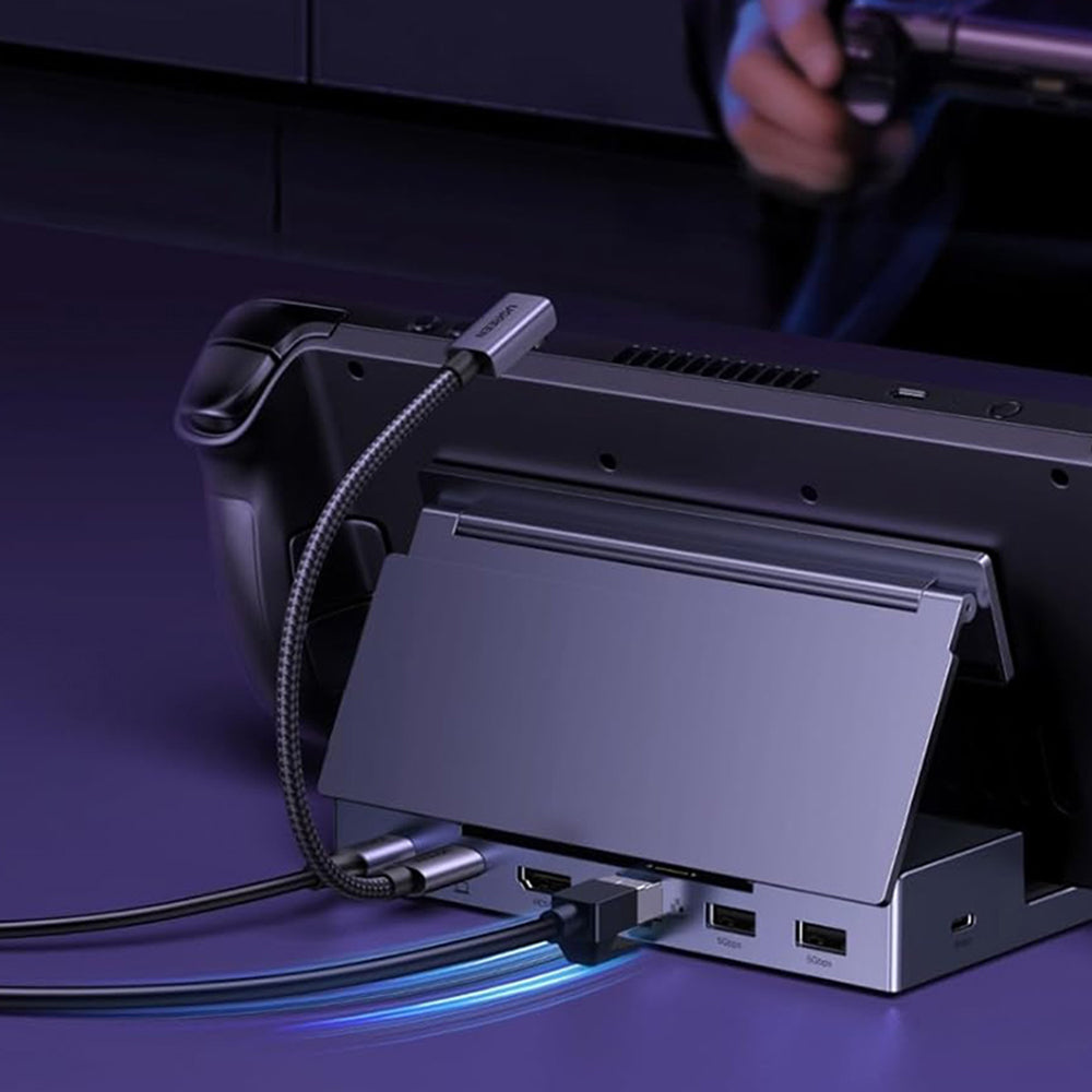 Hub Support UGREEN 75126 per Console Portatile, Grigio