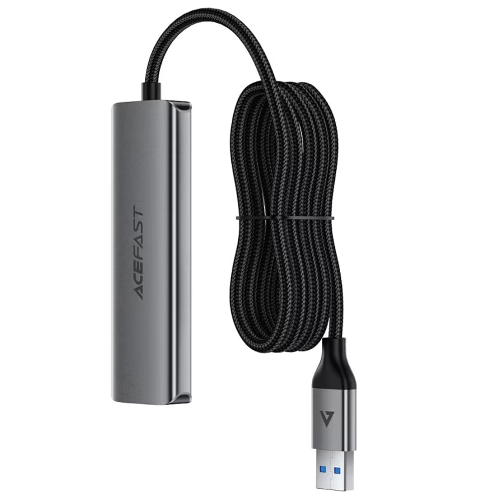 Hub USB Acefast J17, 4in1, Grigio
