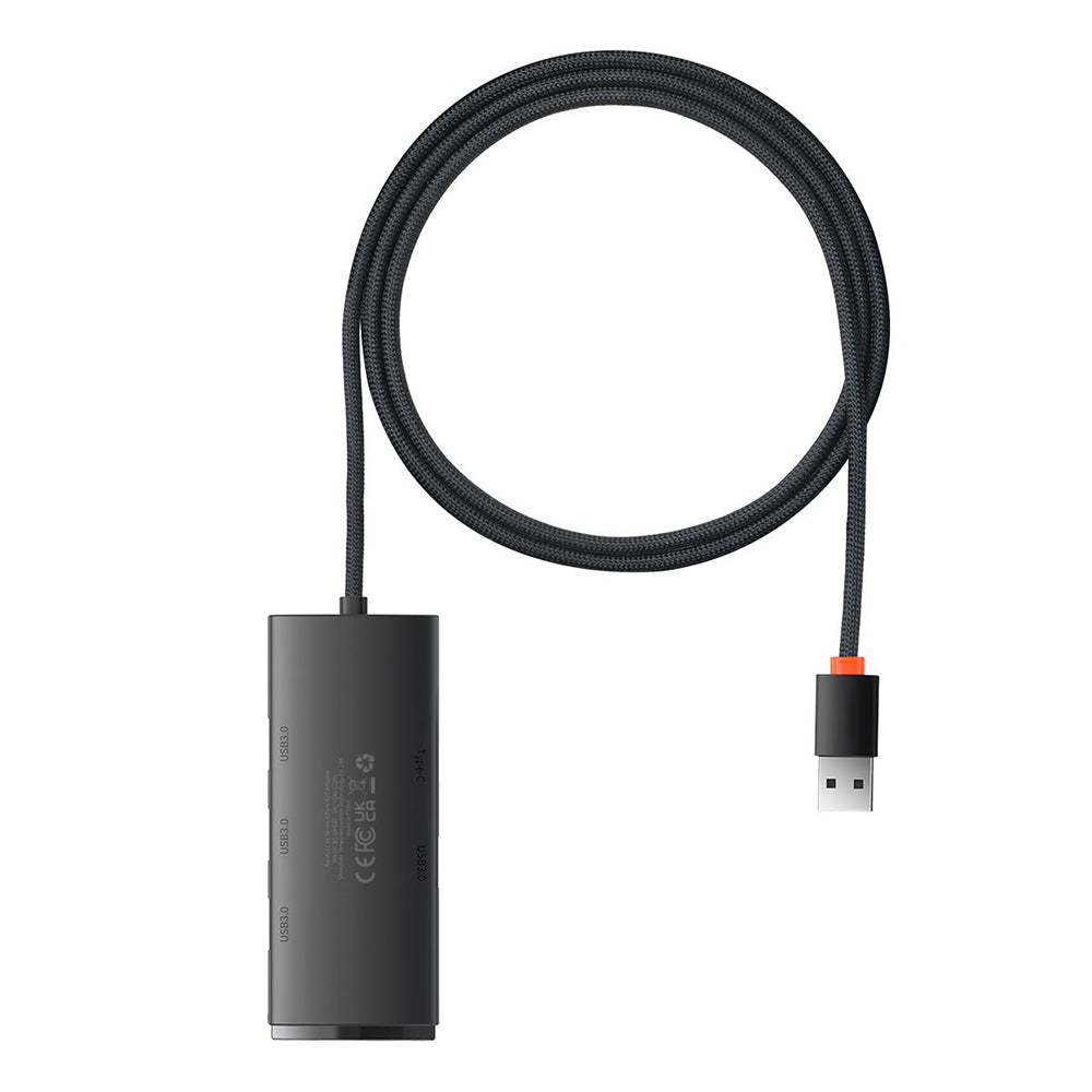 Hub USB Baseus Lite, 5in1, Nero WKQX030101