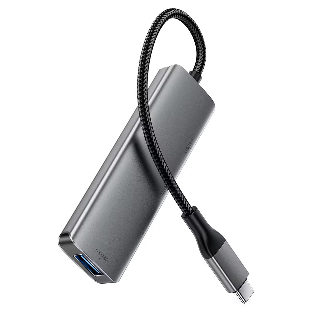 Hub USB-C Acefast J15, 4in1, Grigio