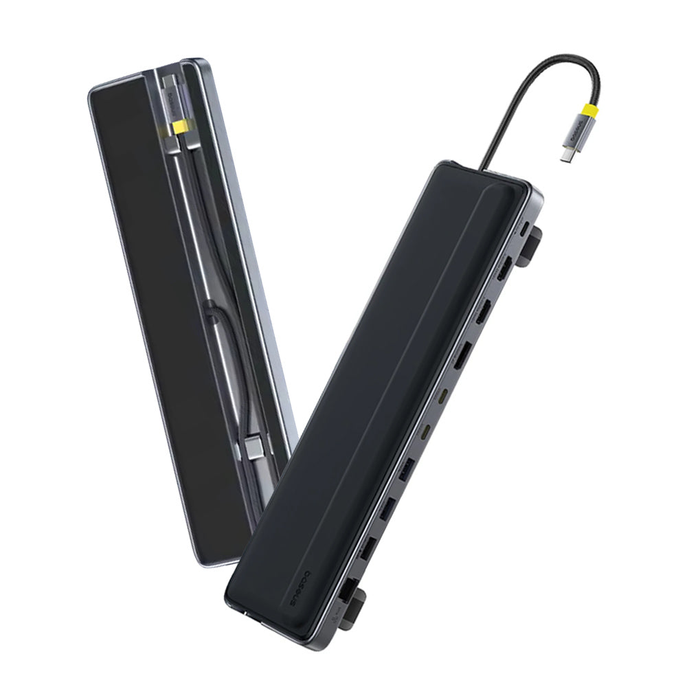 Hub USB-C Baseus EliteJoy EH3, 12in1, Grigio B00051300111-00