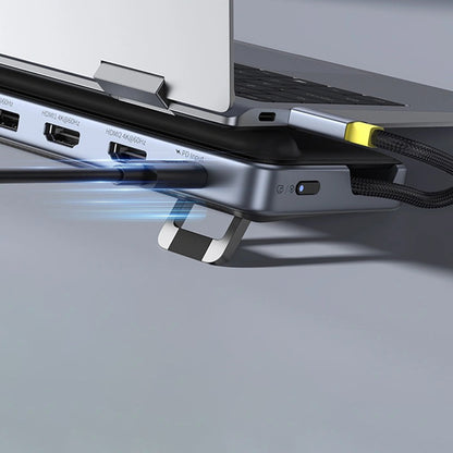 Hub USB-C Baseus EliteJoy EH3, 12in1, Grigio B00051300111-00