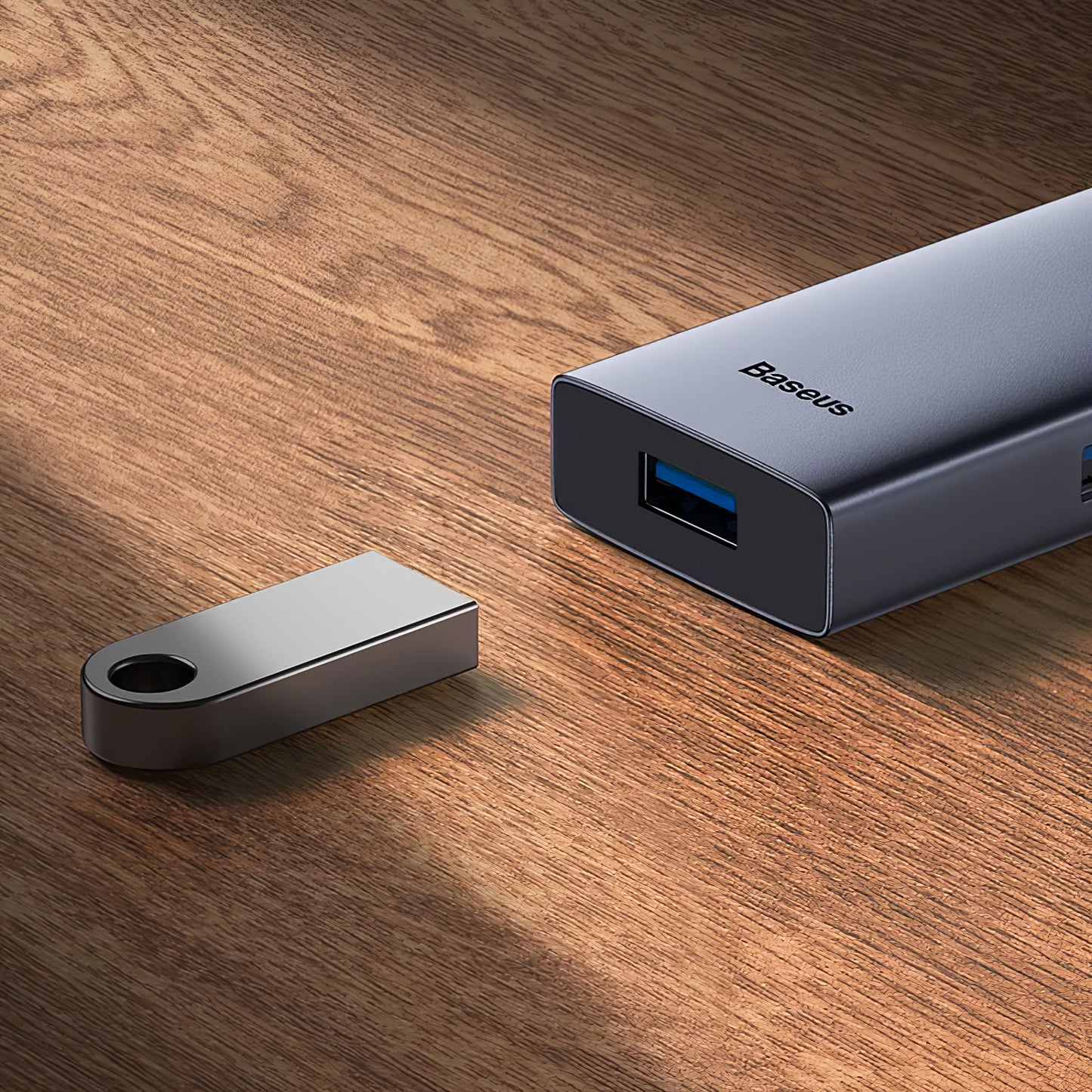 Hub USB-C Baseus UltraJoy, 4 x USB-A 3.0 - 1 x HDMI, grigio B00052809813-00 