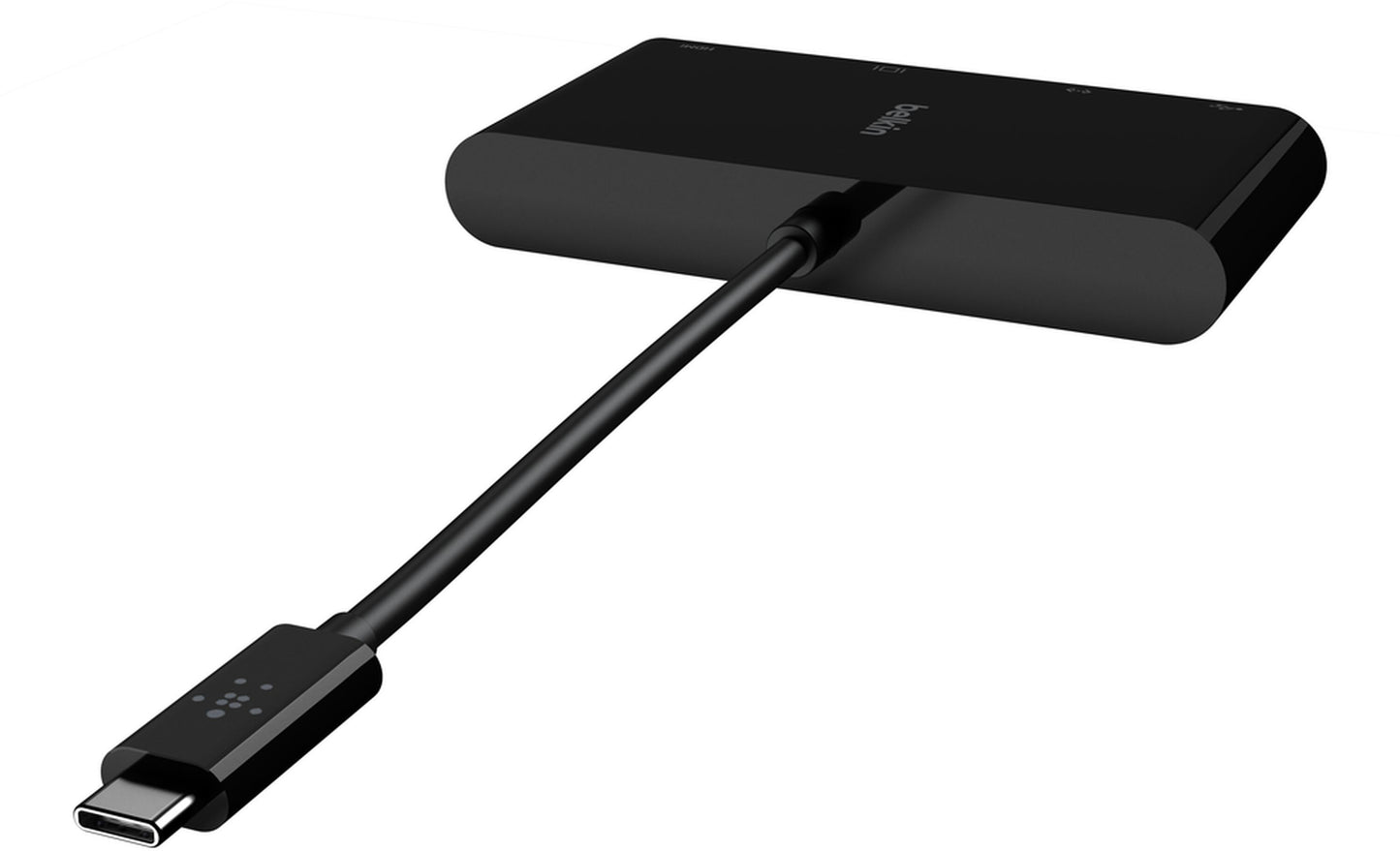 Hub USB-C Belkin Connect, 1 x USB-A 3.0 - 1 x HDMI - 1 x VGA - 1 x RJ45, Nero AVC005btBK