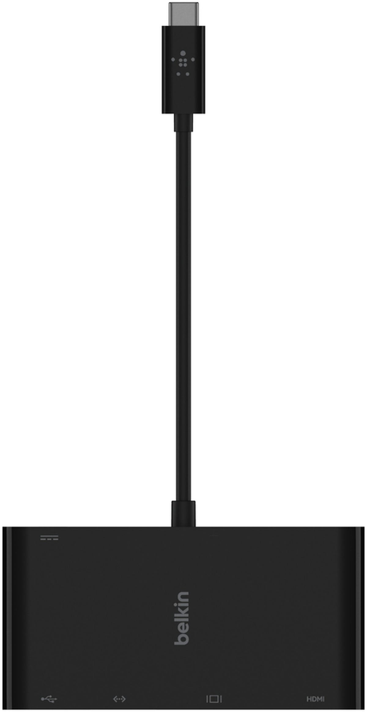 Hub USB-C Belkin Connect, 1 x USB-A 3.0 - 1 x USB-C - 1 x HDMI - 1 x VGA - 1 x RJ45, Nero AVC004btBK