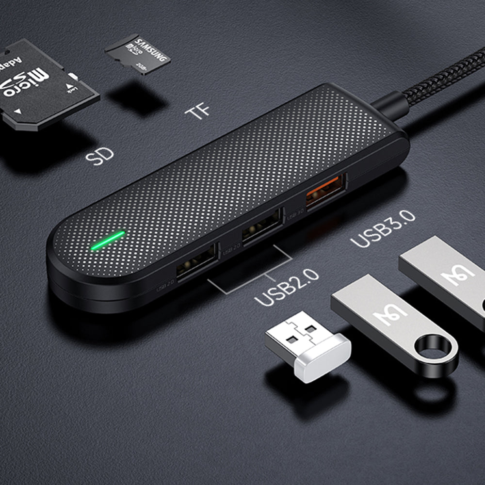 Hub USB-C McDodo HU-1430 Star, 5in1, Nero