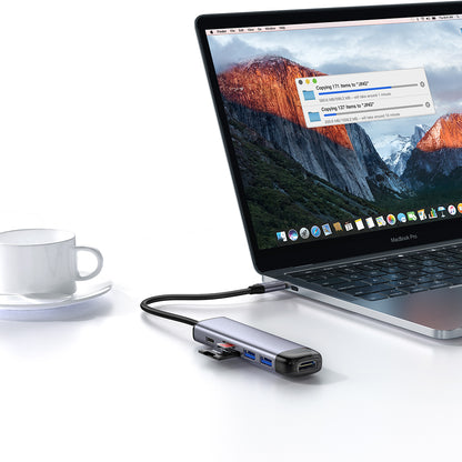 Hub USB-C McDodo HU-7740, 6in1, Grigio