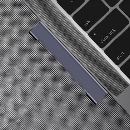 Hub USB-C Techsuit H12 ZenithDock, 4in1, Grigio