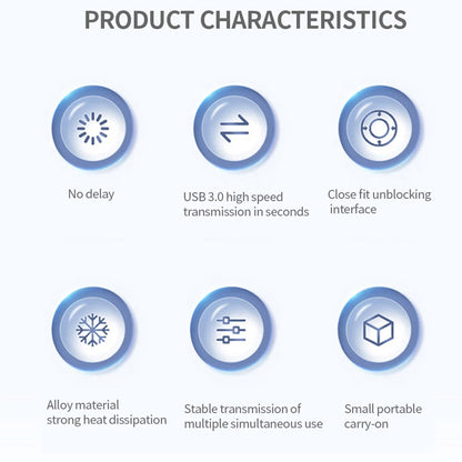 Hub USB-C Techsuit H13 ZenithDock, 4in1, Grigio