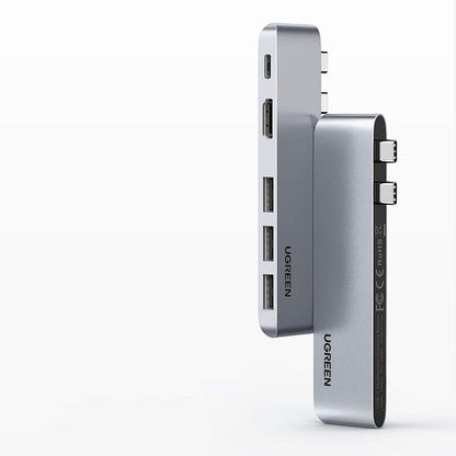 Hub USB-C UGREEN per Apple MacBook Pro / Air Series, 3 x USB-A 3.0 - 1 x USB-C - 1 x HDMI, Grigio