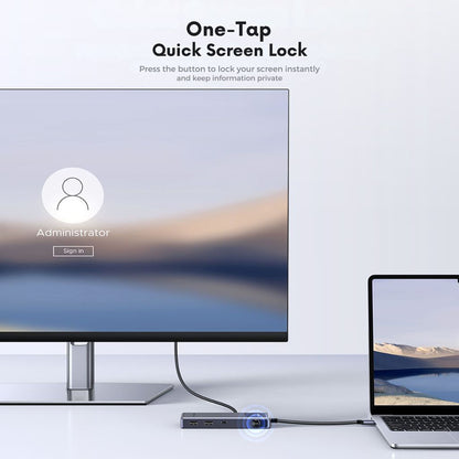 Hub USB-C UGREEN Uno (75179), 2 x USB-A - 2 x USB-C - 1 x HDMI - 1 x SD - 1 x microSD, Grigio