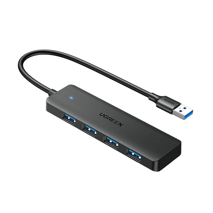 Hub USB UGREEN CM219 (25851), 4 x USB-A 3.0, Nero