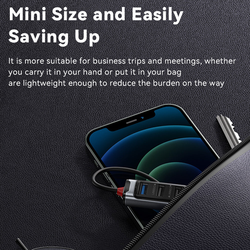 Hub USB / USB-C Yesido HB21, 5in1, Grigio