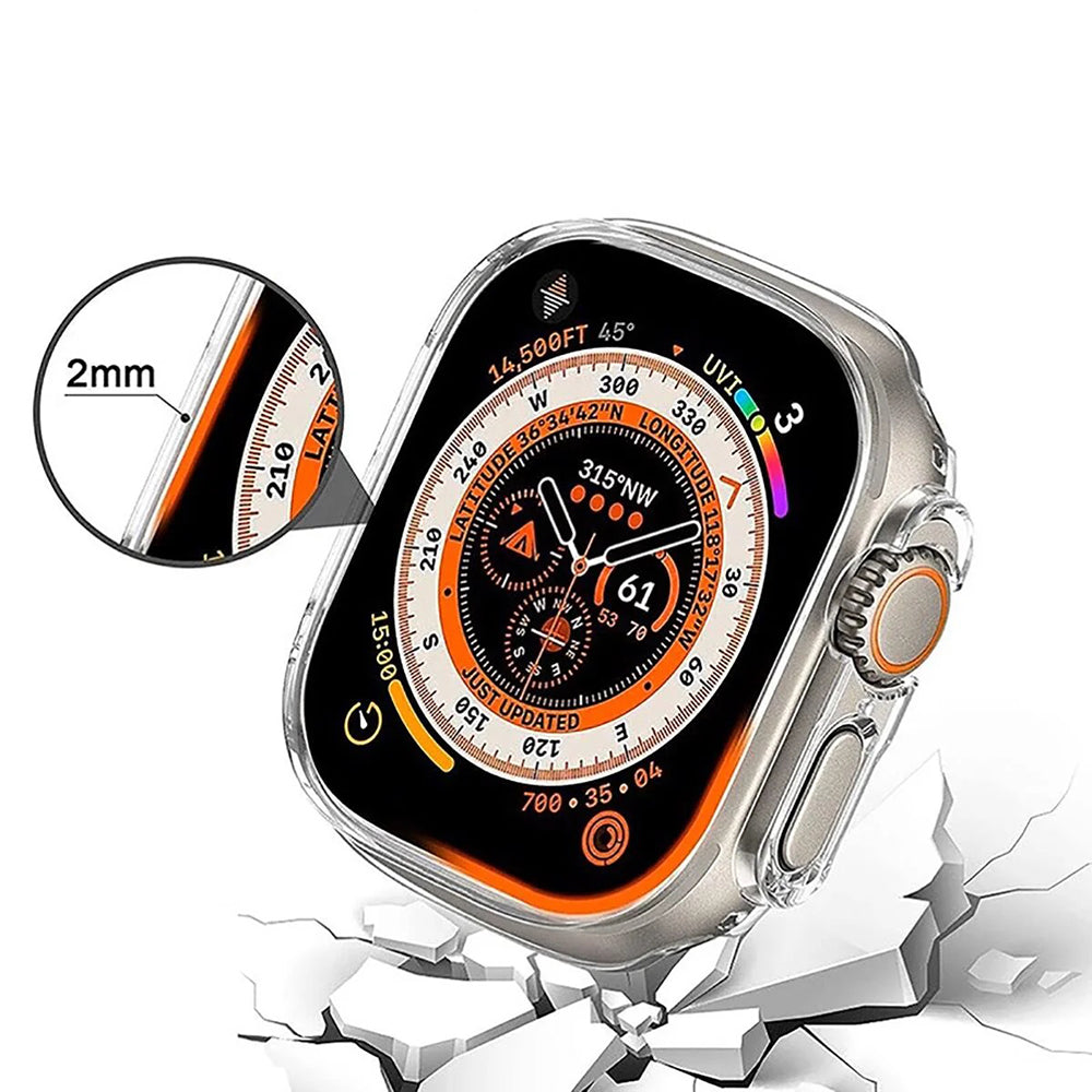 Custodia Anank Screen Guard per Apple Watch Series 7 41mm, Nera