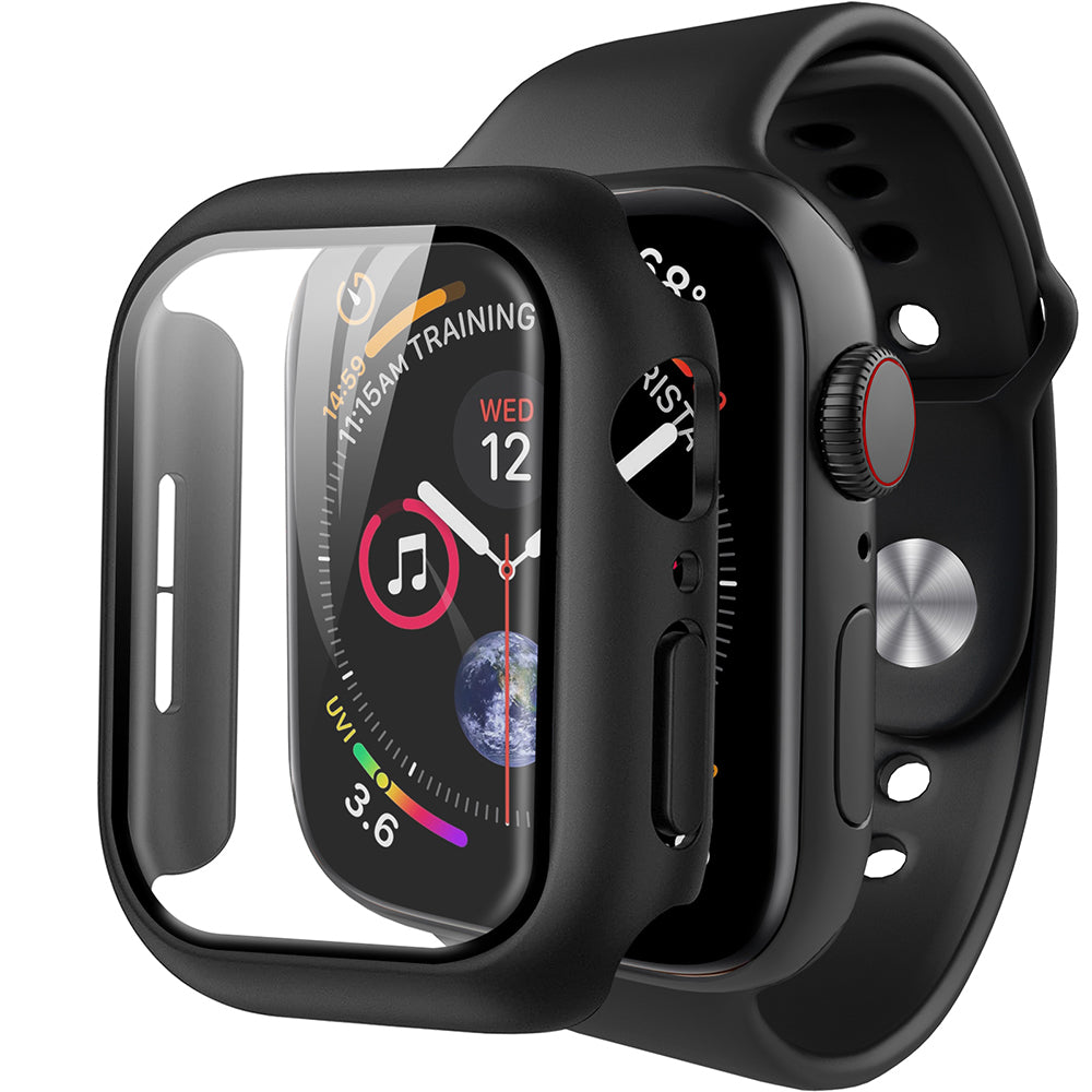Custodia Anank Screen Guard per Apple Watch Series 7 45mm, Nera
