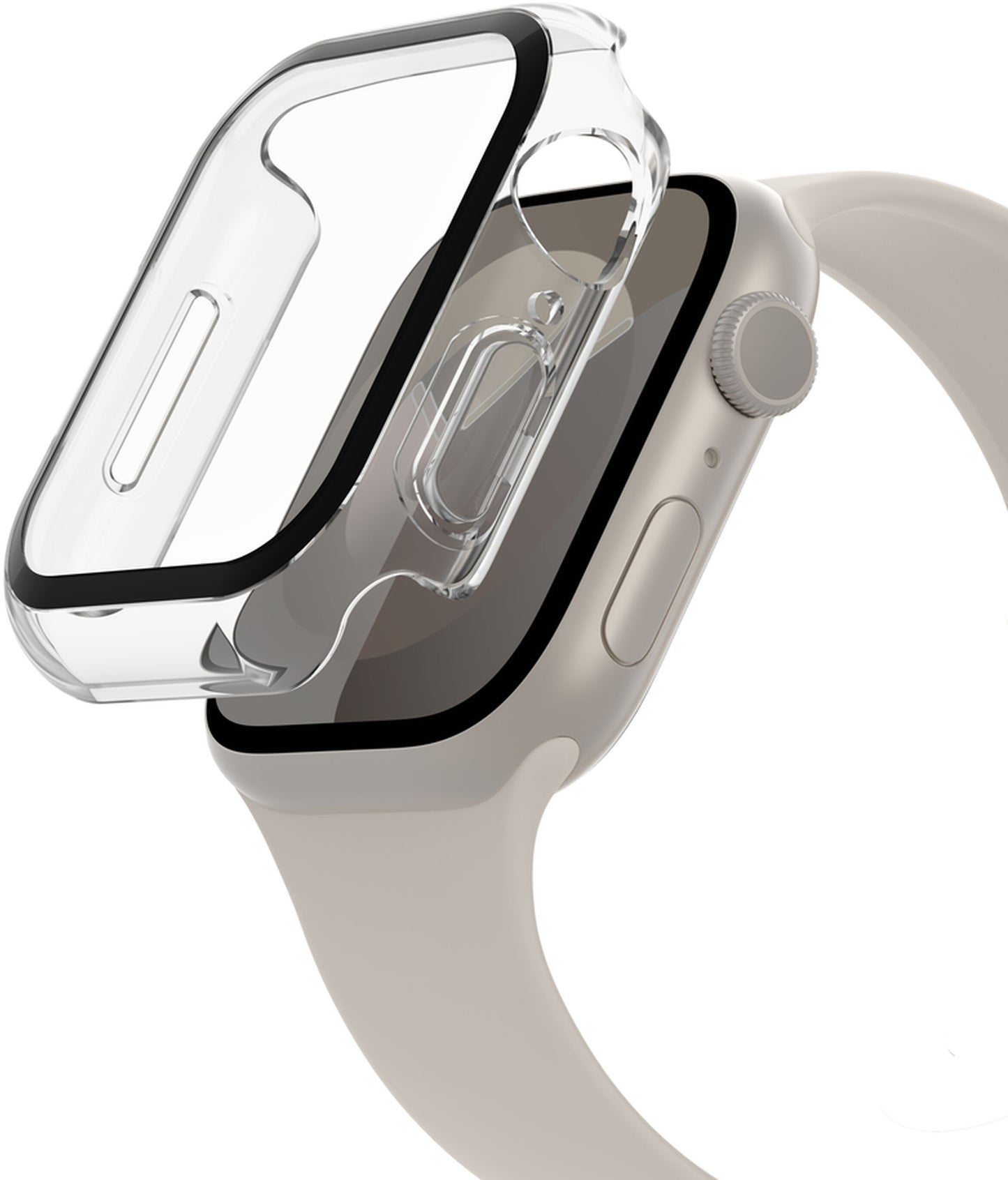 Custodia Belkin ScreenForce TemperedCurve per Apple Watch 40mm / 41mm Series, Trasparente OVG003zzCL