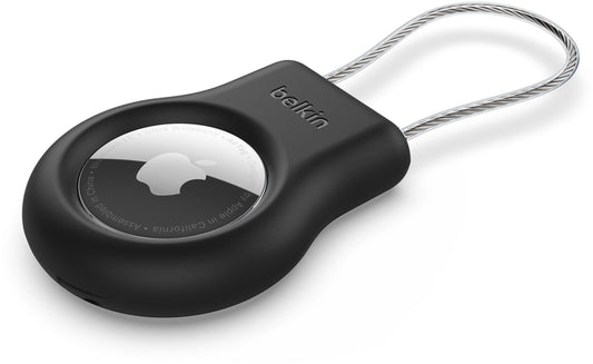 Custodia Belkin Wire Cable per Apple AirTag, Nera MSC009btBK