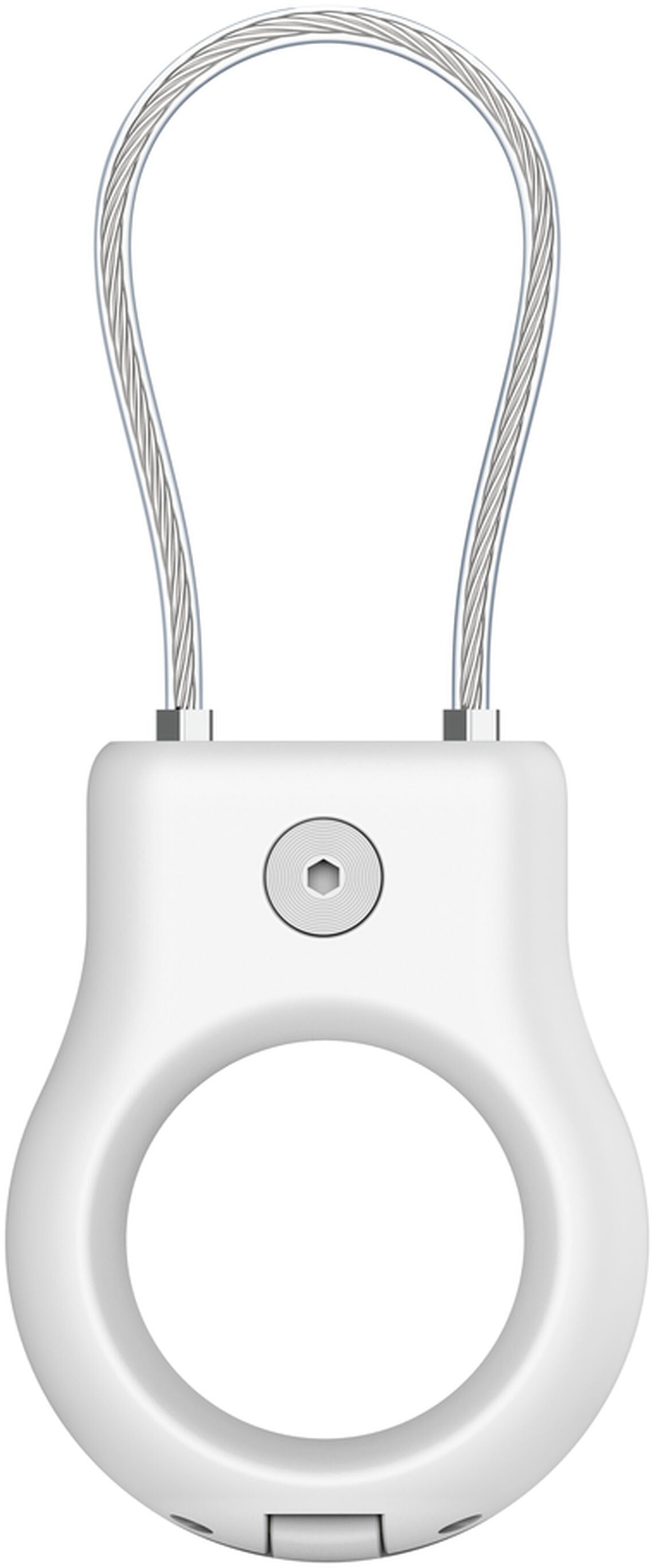Custodia Belkin Wire Cable per Apple AirTag, Bianca MSC009btWH