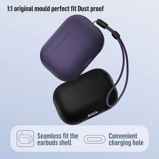 Custodia Blueo Liquid per Apple AirPods Pro 2, Viola