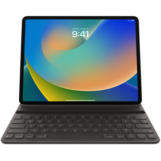 Custodia con tastiera per Apple iPad Pro 12.9 (2018), Smart Keyboard Folio, nero, ricondizionata MU8H2RO/A 