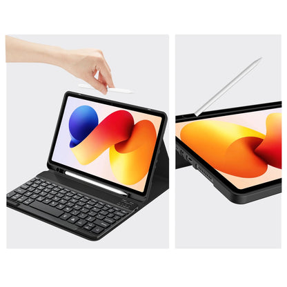 Custodia con tastiera per Xiaomi Poco Pad M1 / Redmi Pad 2 Pro, Tech-Protect, SC PEN, Nera