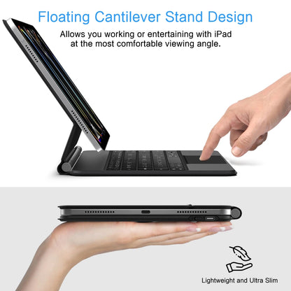 Keyboard Case for Apple iPad Pro 13 (2025) / (2024), Tech-Protect, SmartCase Magnetic, Black